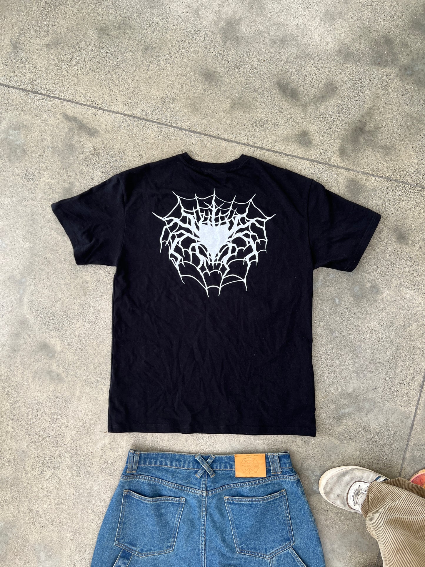Spiderweb Back Tee