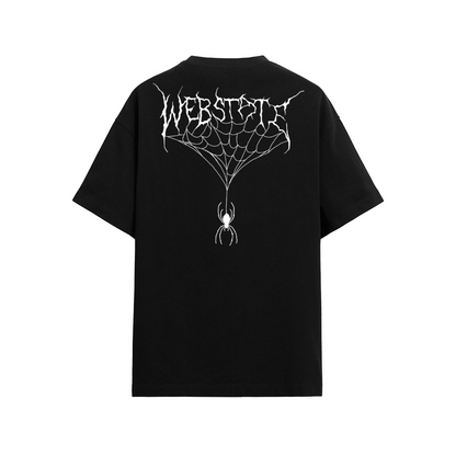 Webstate spiderweb-state graphic tee - skate streetwear spiderweb logo t-shirt