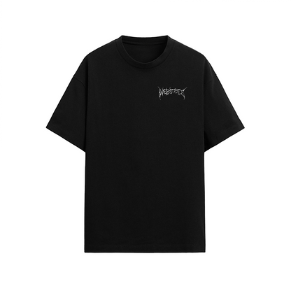 Webstate spiderweb-state tee front - skate brand graphic tee spiderweb logo
