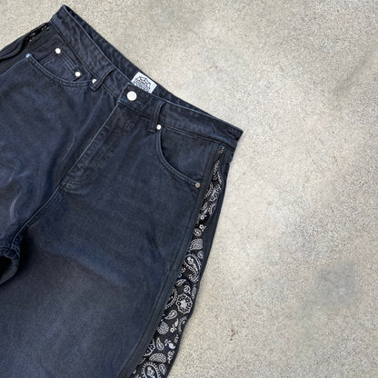 Webstate bandana denim waistband - airflow skate jeans waistband detail