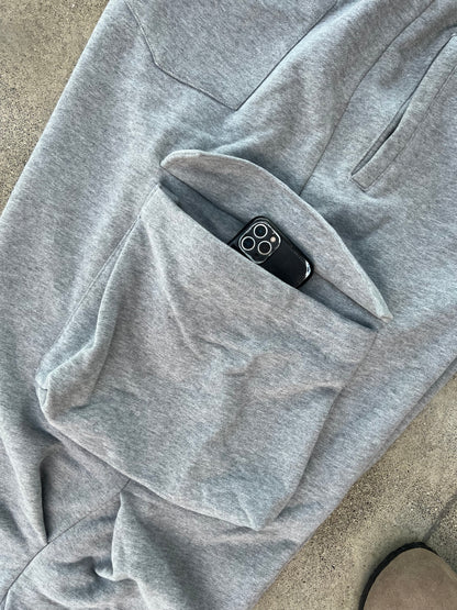 Webstate cargo sweatpants detail - utility pocket heavy cotton streetwear
