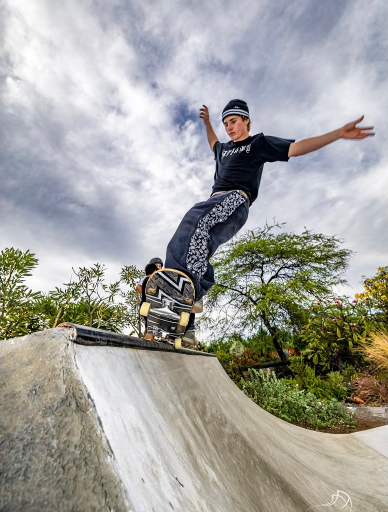 Webstate bandana airflow denim front - flexible breathable skate jeans