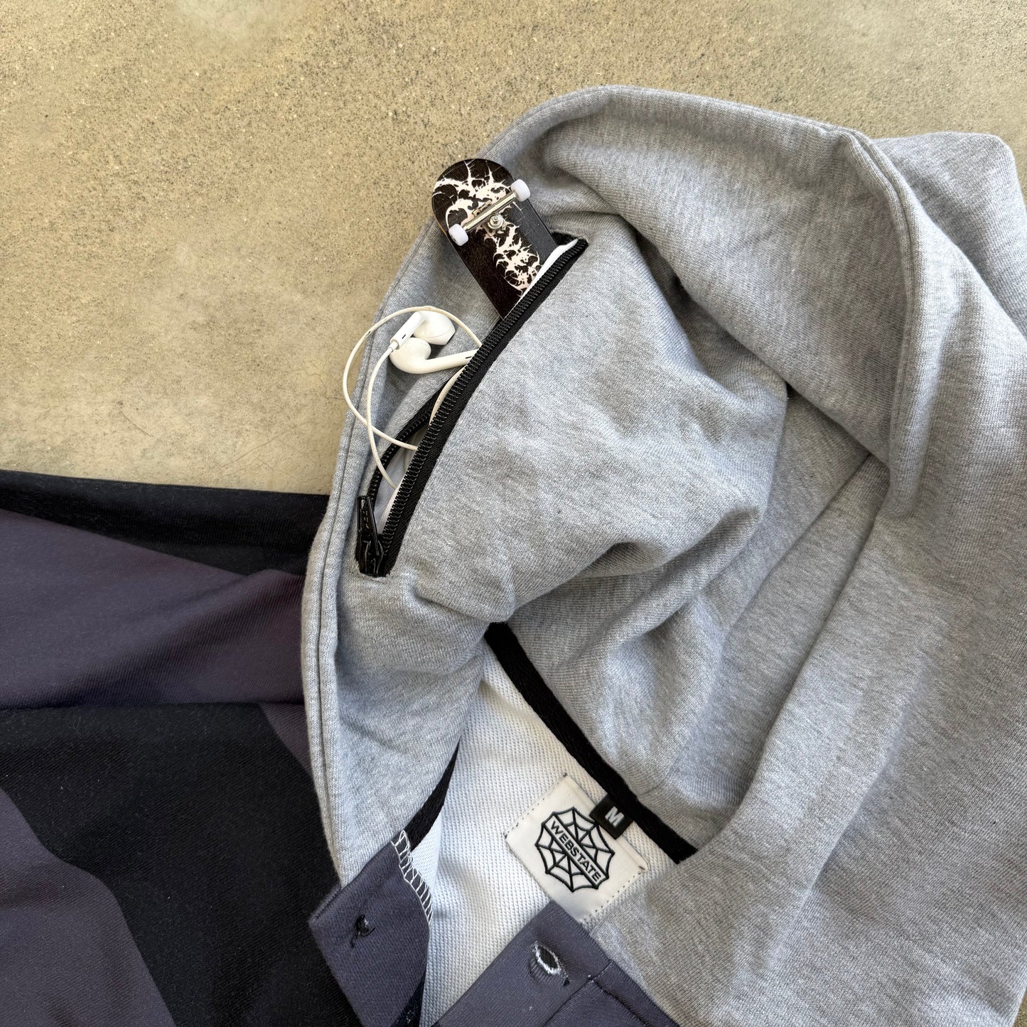 Striped Henley Hoodie