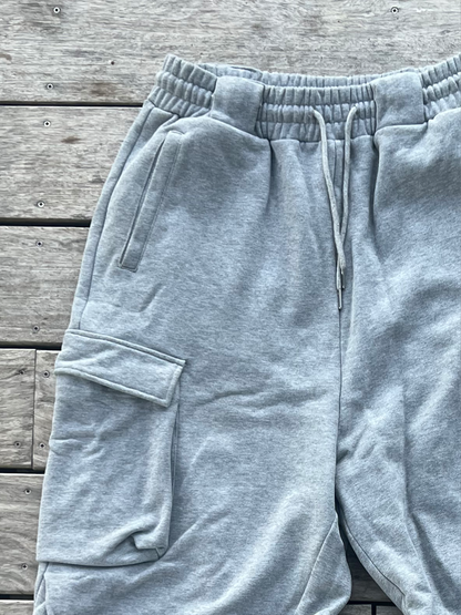 Webstate sweatpants back view - functional cargo skate sweatpants rear