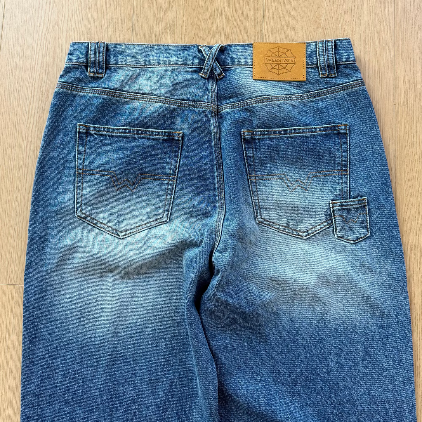 Straight Cut Denim Blue