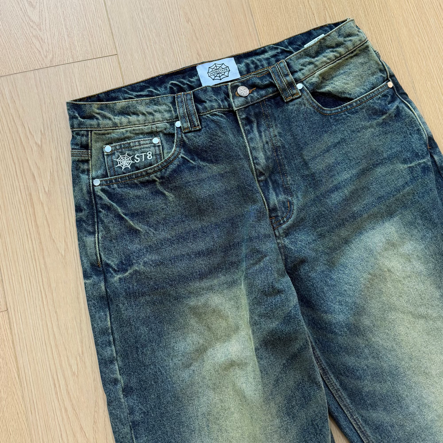 Straight Cut Denim Dirty Indigo