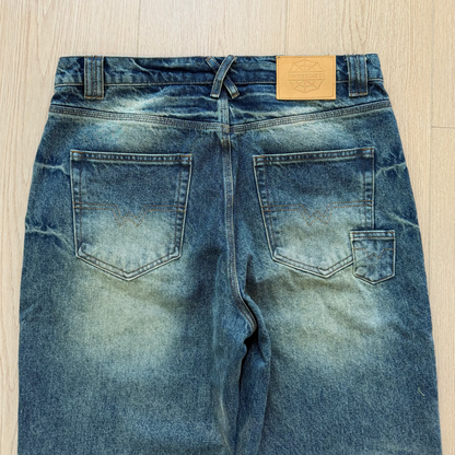 Straight Cut Denim Dirty Indigo