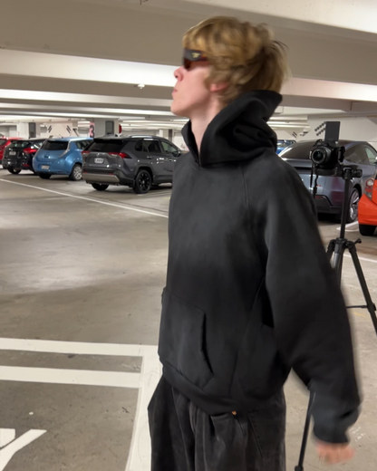 Webstate Hoodie V2 on skater - functional 460GSM cargo skate hoodie